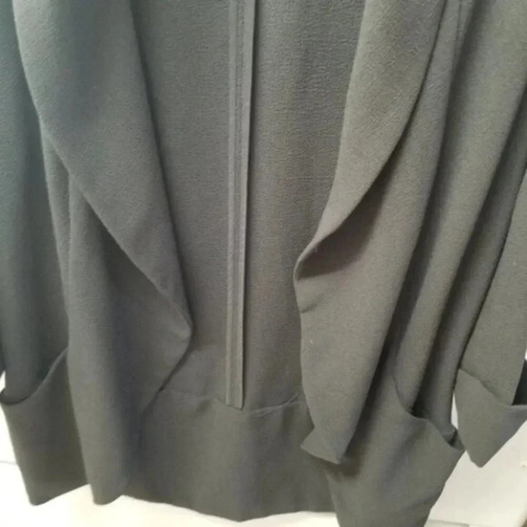 Wilfred Chevalier Jacket Oversized Open  Blazer Dark Grey 2 - Picture 8 of 10